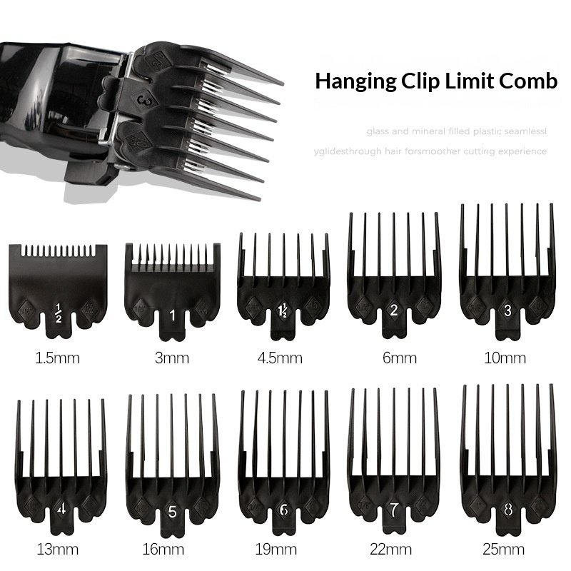 8 Grids Sizes Men Hair Clipper - đánh giá và giá Men Accessories Combo Set