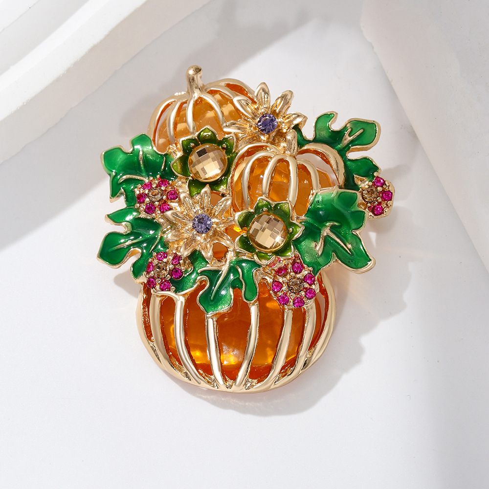 Enamel Pumpkin Flower Bouquet  - đánh giá và giá Men Accessories Bouquet