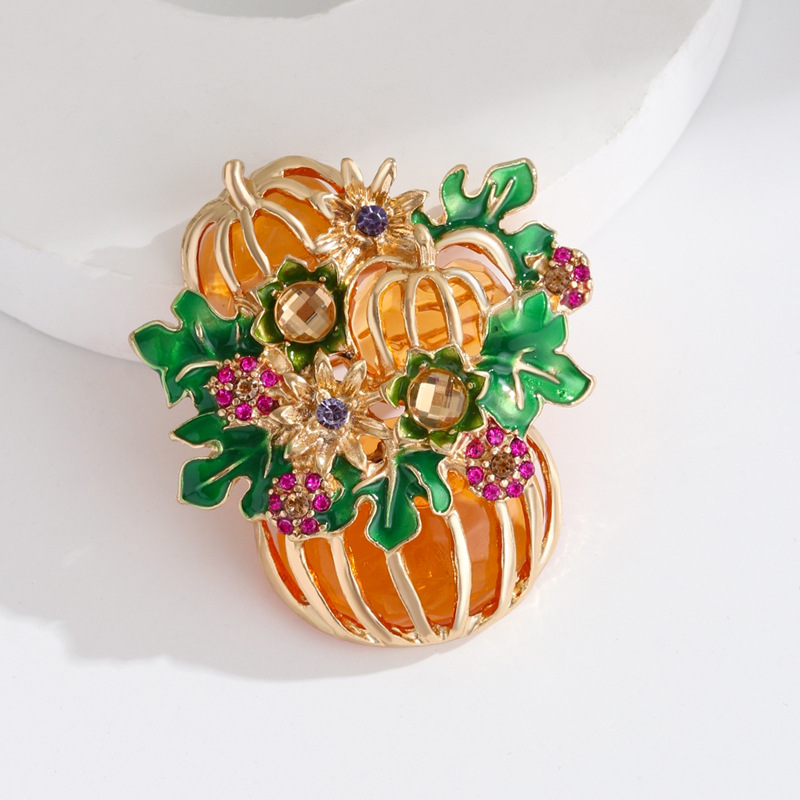 Enamel Pumpkin Flower Bouquet  - đánh giá và giá Men Accessories Bouquet