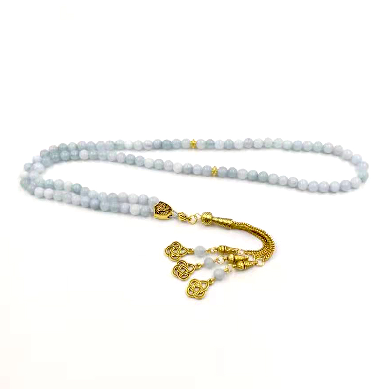 Tasbih Tự Nhiên Aquamarines Đá - đánh giá và giá Men Accessories Hk