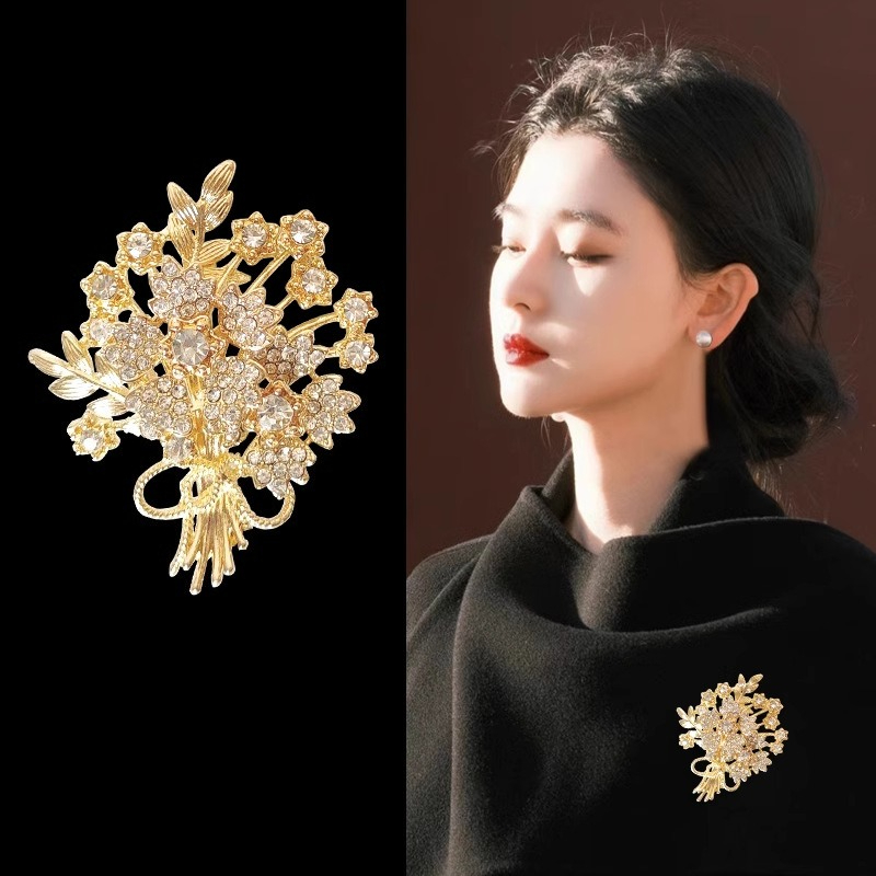 Luxury Brooches for Women Men  - đánh giá và giá Men Accessories Bouquet