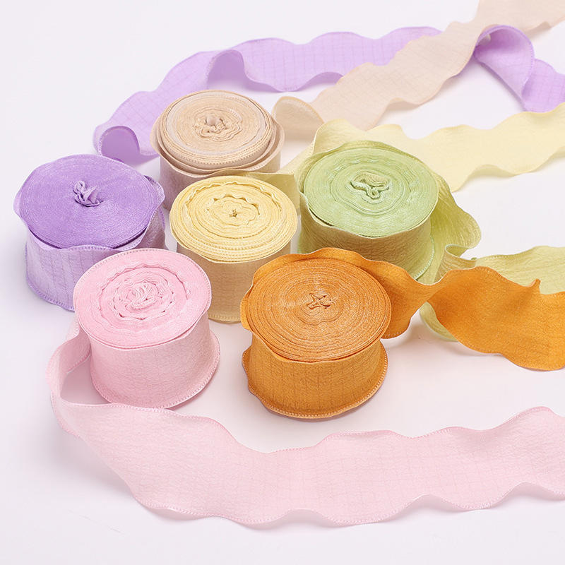 Bubble Wrinkled Ribbon, DIY Gi - đánh giá và giá Men Accessories Bouquet