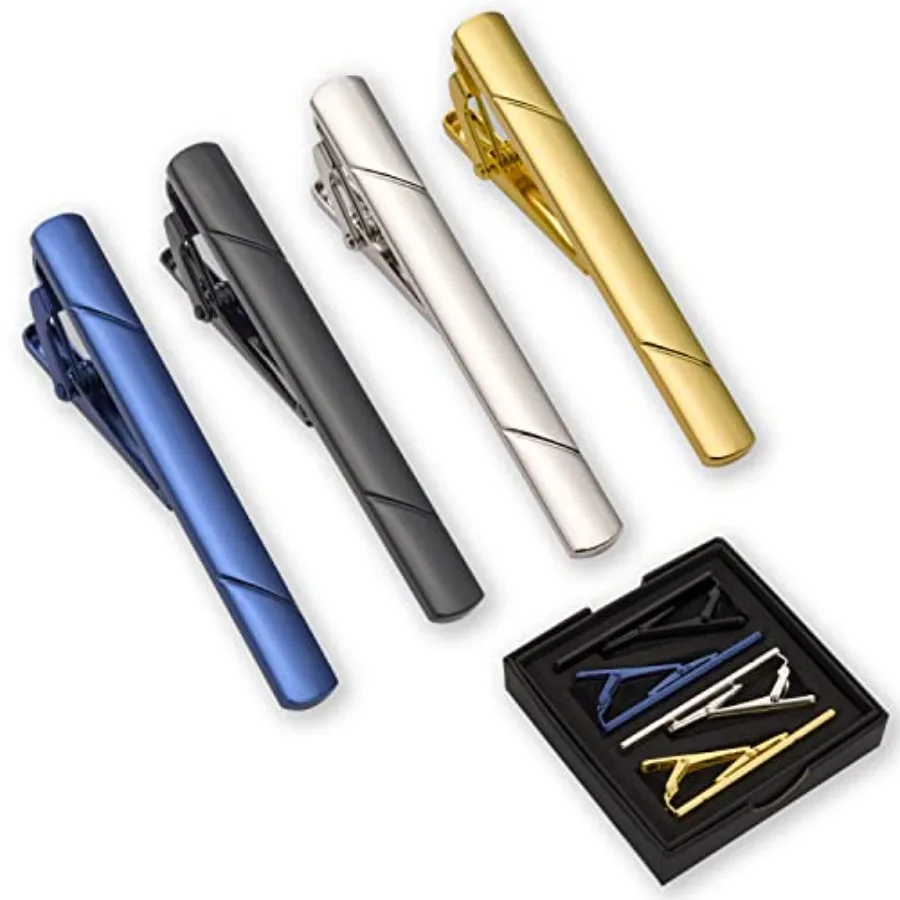 4Pcs Tie Clips For Men Tie Bar - đánh giá và giá Men Accessories For Gift