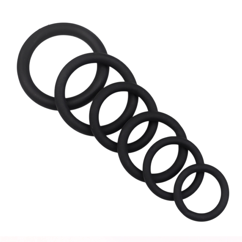 3/6Pcs Silicone Penis Ring Set - đánh giá và giá Men Accessories Combo Set