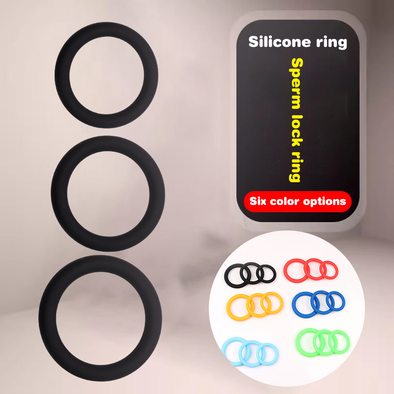 3/6Pcs Silicone Penis Ring Set - đánh giá và giá Men Accessories Combo Set